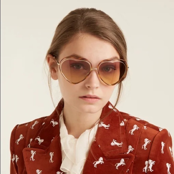 Chloe Accessories - Chloe Heart Sunglasses